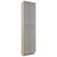 Fabuwood Fusion Nickel TP241296 Tall Pantry Cabinet, Front View