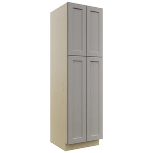 Fabuwood Fusion Nickel TP242484 Tall Pantry Cabinet, Front View
