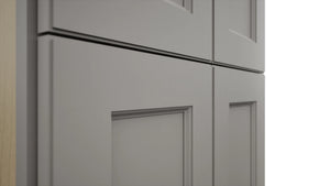 Fabuwood Fusion Nickel TP242484 Tall Pantry Cabinet, Detail View