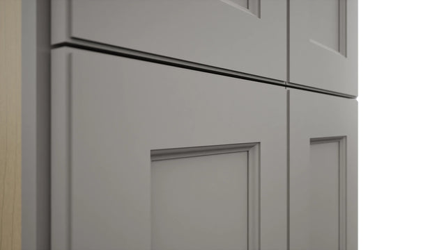 Fabuwood Fusion Nickel TP242484 Tall Pantry Cabinet, Detail View