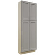 Fabuwood Fusion Nickel TP301284 Tall Pantry Cabinet, Front View