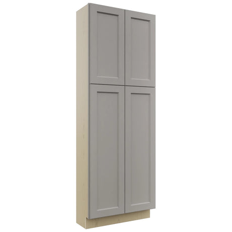 Fabuwood Fusion Nickel TP301284 Tall Pantry Cabinet, Front View