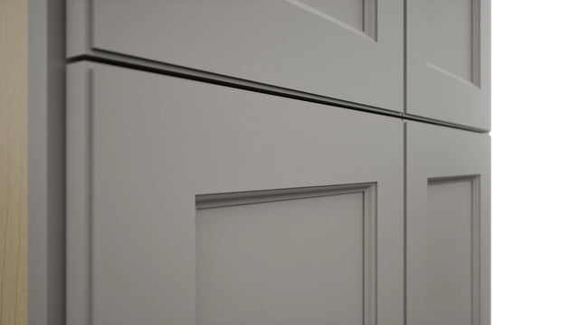 Fabuwood Fusion Nickel TP301284 Tall Pantry Cabinet, Detail View