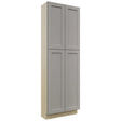 Fabuwood Fusion Nickel TP301290 Tall Pantry Cabinet, Front View