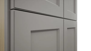Fabuwood Fusion Nickel TP301290 Tall Pantry Cabinet, Detail View