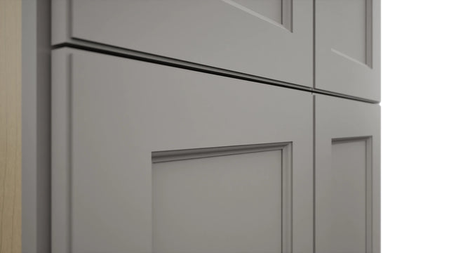 Fabuwood Fusion Nickel TP301290 Tall Pantry Cabinet, Detail View