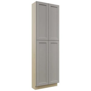 Fabuwood Fusion Nickel TP301296 Tall Pantry Cabinet, Front View