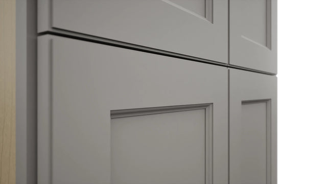Fabuwood Fusion Nickel TP301296 Tall Pantry Cabinet, Detail View