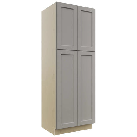 Fabuwood Fusion Nickel TP302484 Tall Pantry Cabinet, Front View