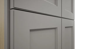 Fabuwood Fusion Nickel TP302484 Tall Pantry Cabinet, Detail View