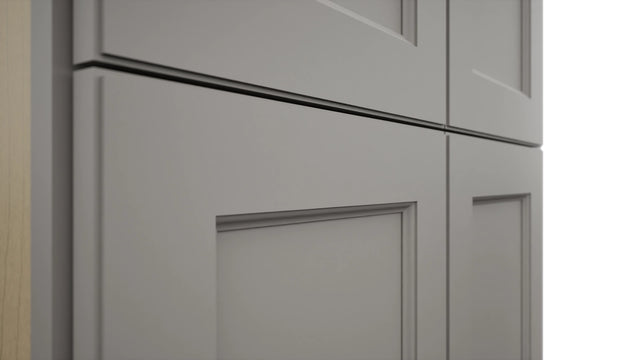 Fabuwood Fusion Nickel TP302484 Tall Pantry Cabinet, Detail View