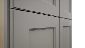 Fabuwood Fusion Nickel TP302490 Tall Pantry Cabinet, Detail View