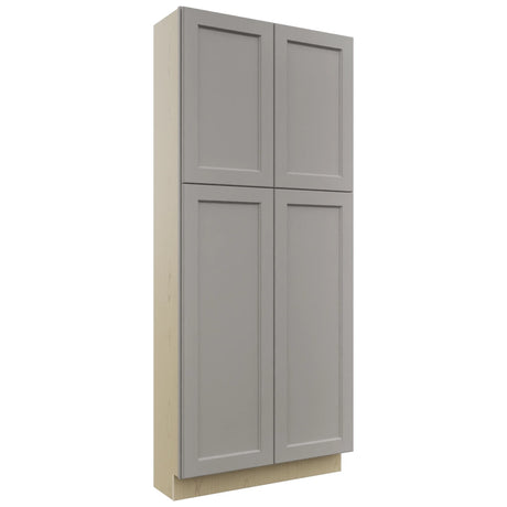 Fabuwood Fusion Nickel TP361284 Tall Pantry Cabinet, Front View