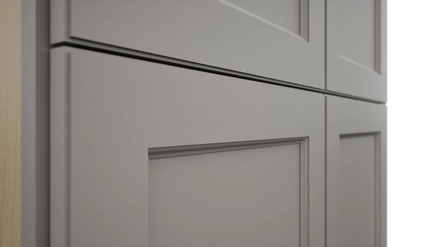 Fabuwood Fusion Nickel TP361290 Tall Pantry Cabinet, Detail View