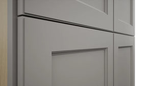 Fabuwood Fusion Nickel TP361296 Tall Pantry Cabinet, Detail View