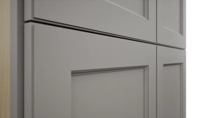 Fabuwood Fusion Nickel TP362484 Tall Pantry Cabinet, Detail View