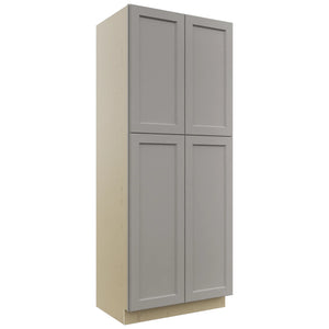 Fabuwood Fusion Nickel TP362490 Tall Pantry Cabinet, Front View