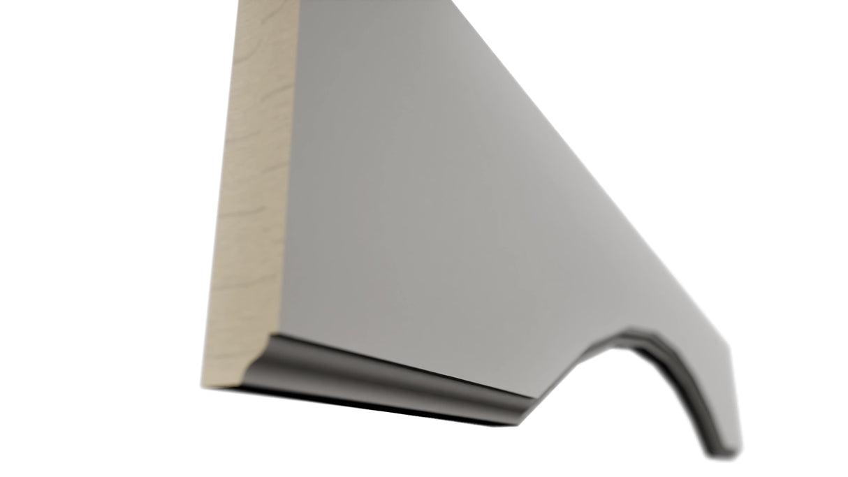 Fabuwood Fusion Nickel VAR36 Wall Valance, Detail View