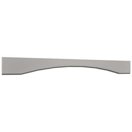 Fabuwood Fusion Nickel VAR54 Wall Valance, Front View