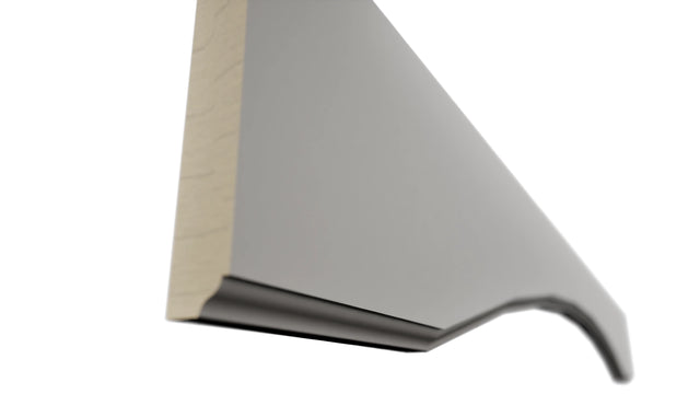 Fabuwood Fusion Nickel VAR54 Wall Valance, Detail View