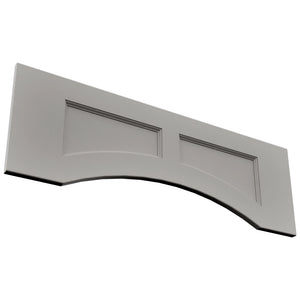 Fabuwood Fusion Nickel VARP36 Wall Valance, Top View