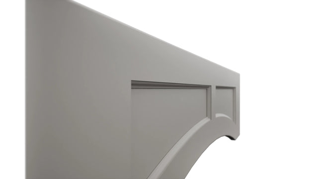 Fabuwood Fusion Nickel VARP48 Wall Valance, Detail View