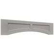 Fabuwood Fusion Nickel VARP54 Wall Valance, Front View