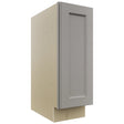 Fabuwood Fusion Nickel VB12FD Vanity Base Full Height Cabinet, Front View