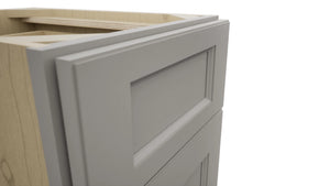 Fabuwood Fusion Nickel VB15-34 Vanity Base Standard Cabinet, Detail View
