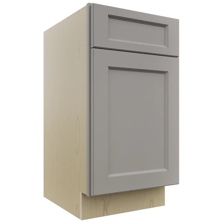 Fabuwood Fusion Nickel VB18-34 Vanity Base Standard Cabinet, Front View
