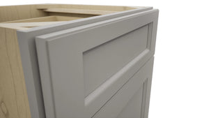 Fabuwood Fusion Nickel VB21-34 Vanity Base Standard Cabinet, Detail View