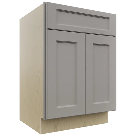 Fabuwood Fusion Nickel VB24-34 Vanity Base Standard Cabinet, Front View