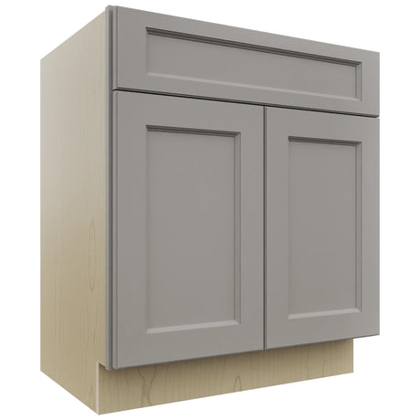 Fabuwood Fusion Nickel VB30-34 Vanity Base Standard Cabinet, Front View