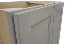 Fabuwood Fusion Nickel VB30FD Vanity Base Full Height Cabinet, Detail View