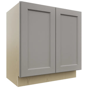 Fabuwood Fusion Nickel VB33FD Vanity Base Standard Cabinet, Front View
