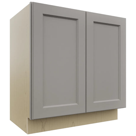 Fabuwood Fusion Nickel VB33FD Vanity Base Standard Cabinet, Front View