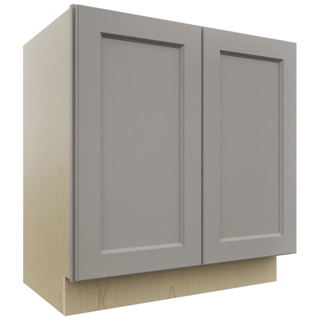 Fabuwood Fusion Nickel VB33FD Vanity Base Standard Cabinet, Front View