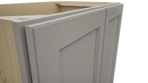 Fabuwood Fusion Nickel VB33FD Vanity Base Standard Cabinet, Detail View