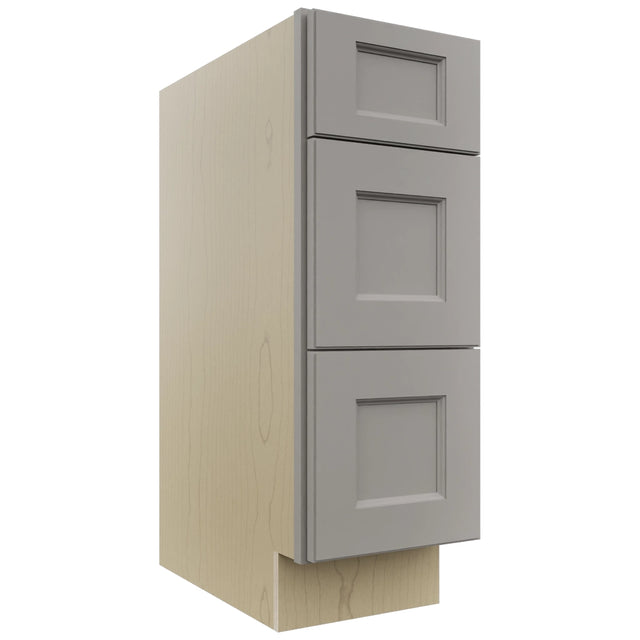 Fabuwood Fusion Nickel VDB12-34 Vanity Drawer Cabinet, Front View