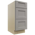 Fabuwood Fusion Nickel VDB15-34 Vanity Drawer Cabinet, Front View