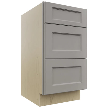 Fabuwood Fusion Nickel VDB18-34 Vanity Drawer Cabinet, Front View