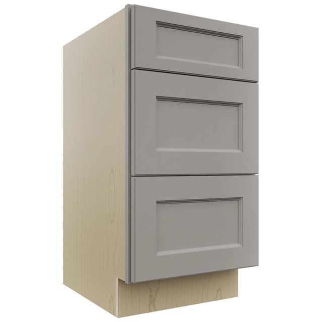 Fabuwood Fusion Nickel VDB18-34 Vanity Drawer Cabinet, Front View