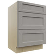 Fabuwood Fusion Nickel VDB24-34 Vanity Drawer Cabinet, Front View