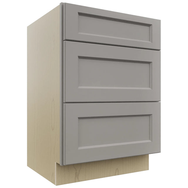 Fabuwood Fusion Nickel VDB24-34 Vanity Drawer Cabinet, Front View