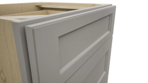 Fabuwood Fusion Nickel VDB24-34 Vanity Drawer Cabinet, Detail View