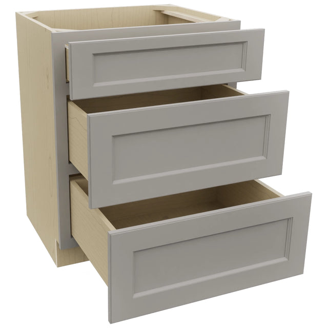 Fabuwood Fusion Nickel VDB27-34 Vanity Drawer Cabinet, Open View