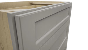 Fabuwood Fusion Nickel VDB30-34 Vanity Drawer Cabinet, Detail View