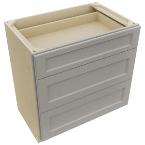 Fabuwood Fusion Nickel VDB33-34 Vanity Drawer Cabinet, Top View