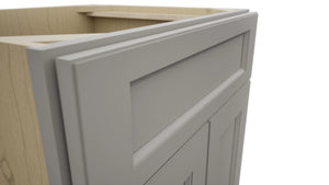 Fabuwood Fusion Nickel VSB24-34 Vanity Sink Cabinet, Detail View