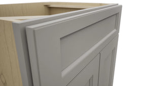 Fabuwood Fusion Nickel VSB27-34 Vanity Sink Cabinet, Detail View